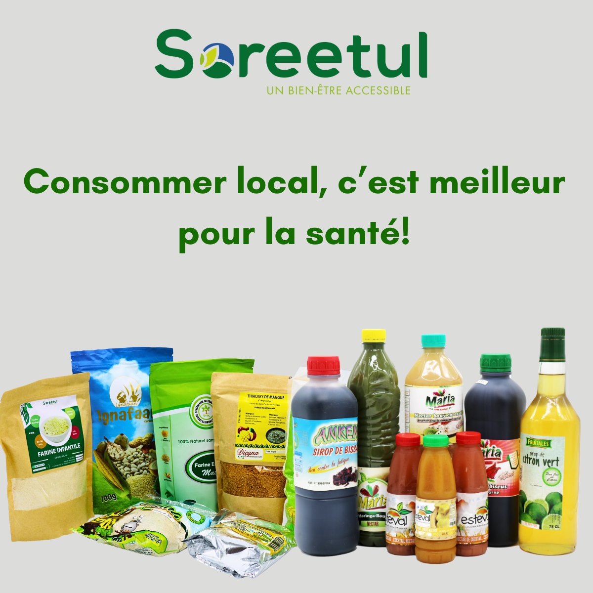 Soreetul's tweet image. Achetez-vous des produits locaux ? #soreetul