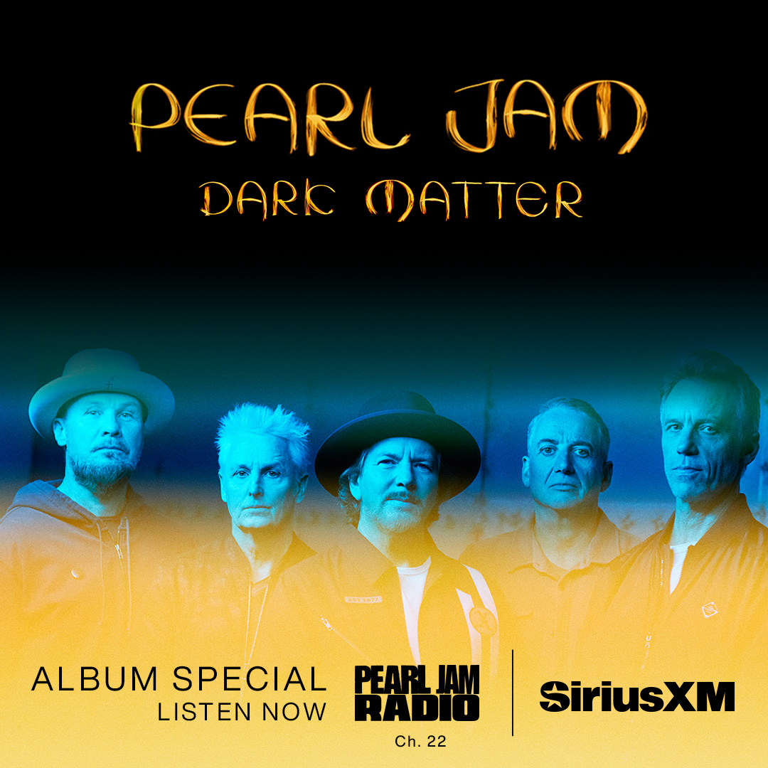 Starting today, tune in to @PearlJam Radio on @SIRIUSXM to hear the band discuss tracks from their new album, 'Dark Matter.' Hit siriusxm.com/blog/pearl-jam… to listen to this exclusive special!