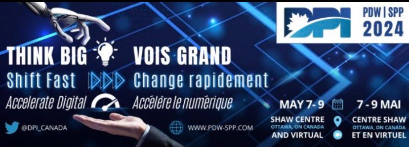 #Ottawa May 8th looking forward to speaking again at @dpi_canada #ProfessionalDevelopmentWeek #ThinkBig #ShiftFast #AccelerateDigital #PDW2024 #ShawCentre #CanadasKeynoteHumourist