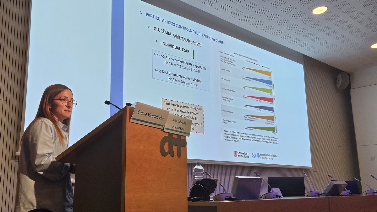 inesolivadef's tweet photo. Matí profitós a la Jornada de Nefrologia compartida❗️
Possant un granet de sorra per una millor atenció al pacient #diabètic en #diàlisi 📚👩🏼‍⚕️

@icscatcentral @althaiamanresa 
#nefrologiacompartida https://t.co/sZchB6OfpP