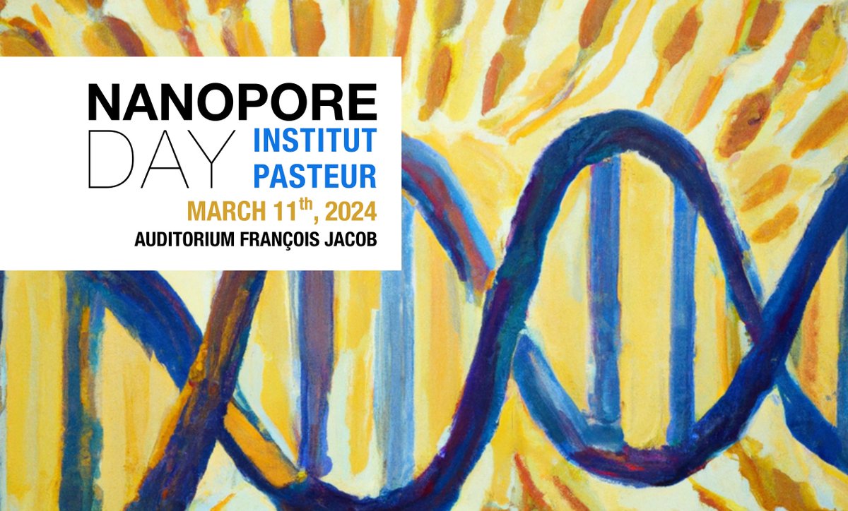 🧬✨ A look back on Institut Pasteur’s Nanopore Day, March 11th, 2024 ✨🧬
A month ago, Institut Pasteur hosted its very first NanoporeDay, a symposium spotlighting the latest ONT sequencing advancements. 
Here's a thread: 
1/6