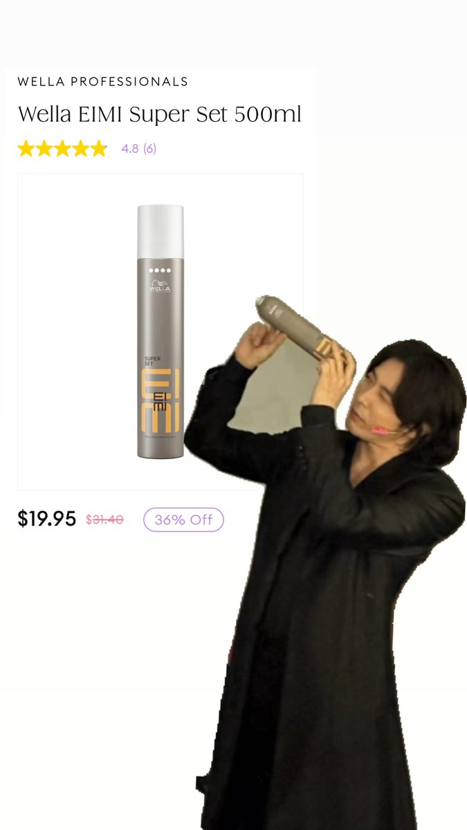 #KimJaeuckFashion The hairspray in question 😅