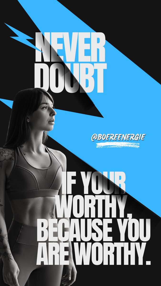 'Never doubt, if you are worthy, because you are worthy, and always will be worthy' —  @boereenergie #boereenergie #staypositive #stayfocus #stayenergetic