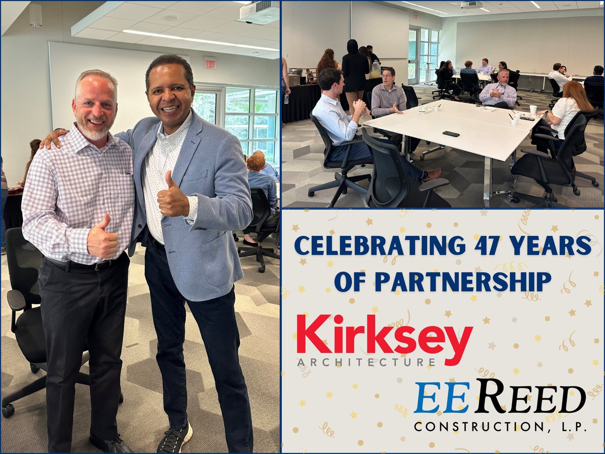 Celebrating 47 years of partnership with Kirksey Architecture at our Taco Tuesday event! A blend of construction expertise and architectural innovation, we're proud of our long-standing relationship and looking forward to many more successful projects together. #Partnership