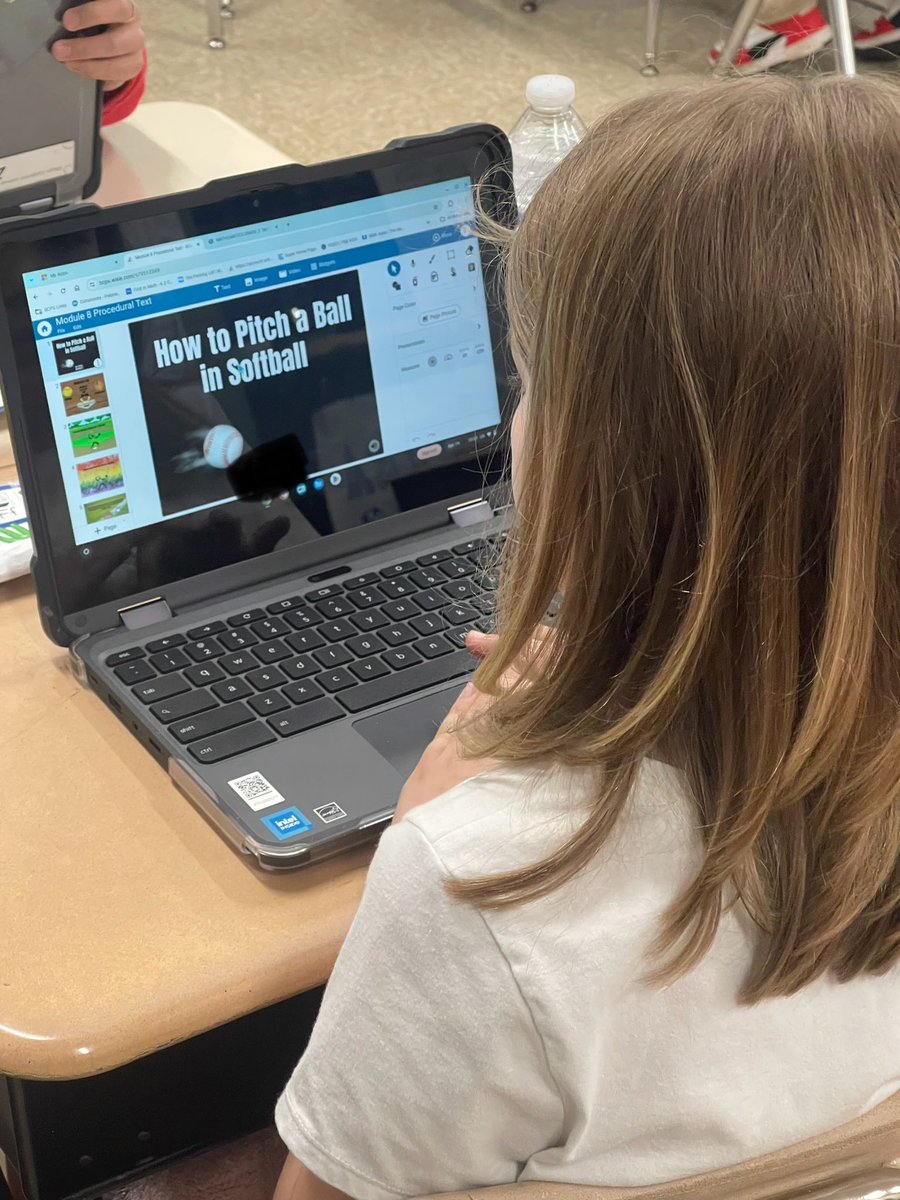 From teacher PD, to student action. 2nd grade students writing to inform with their “How To” @Wixie_T4L presentations. @ScottLoomis @dan_pizzo @BCPS_ELA