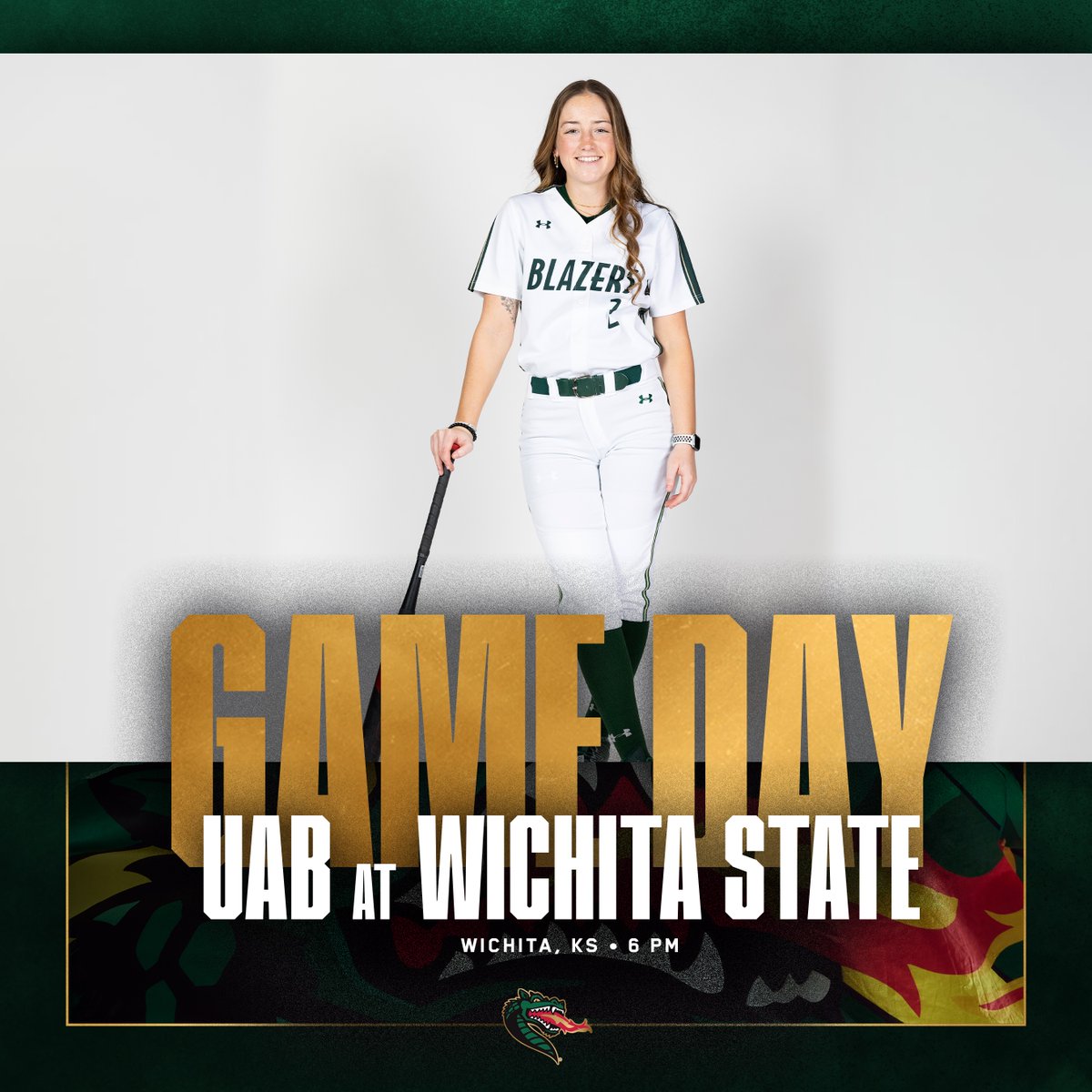 Blazers, Shockers, Softball, oh my!

🐲🆚⚡️
⏰ | 6PM
📍 | Wichita, KS
🏟 | Wilkins Stadium
📈 | statb.us/b/515556
📺 | ESPN+

#WinAsOne