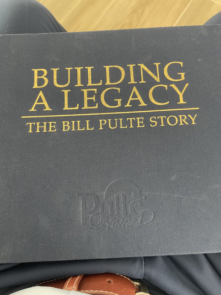 Great book about a great guy. @PulteHomes