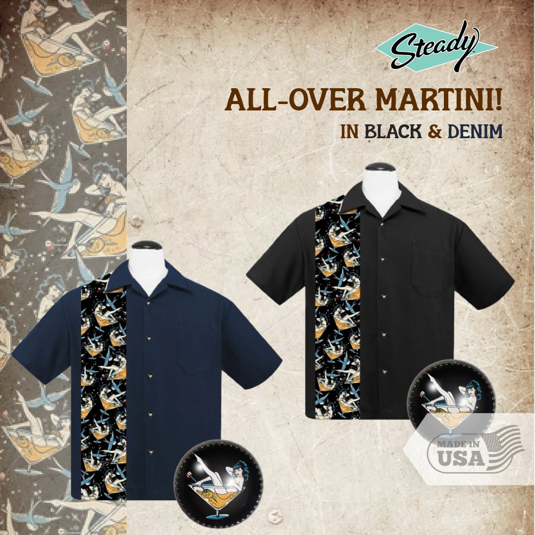 👕Step up your style with a touch of retro charm with our Martini Print Panel shirts!!
tinyurl.com/4vb6p4z3
#bowlingshirt #shirt #menfashion #vintagestyle #vintageclothing #fashionessentials #madeintheusa #vintageclothing #fashionessentials #bulkorder #steadyclothing