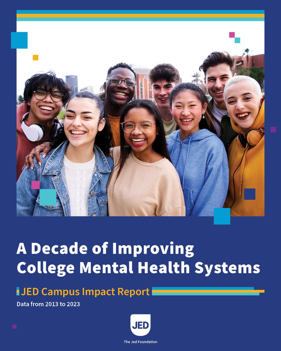 The results are in, and they're inspiring! Discover how JED Campus is creating safer, more supportive environments for students. Our new report is a must-read for anyone invested in youth #MentalHealth. jedfoundation.org/CIR2024