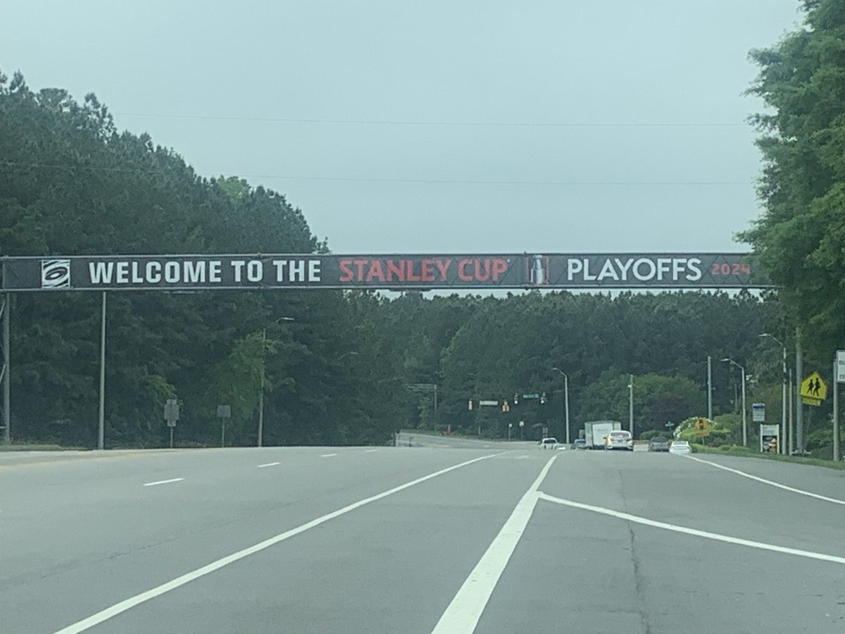Thanks for having me. Psyched to get my #stanleycupplayoffs journey started. No better place than back in Raleigh.