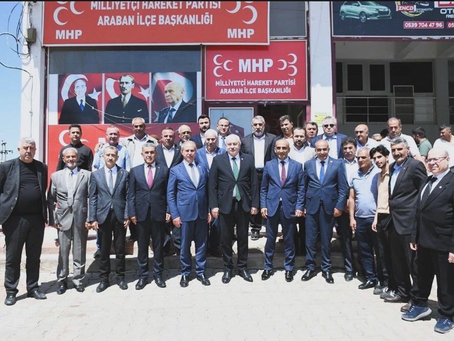 📍Araban TBMM İdare amirimiz @SermetAtay , İl Başkanımız @MBozgeyiktr , Araban Belediye Başkanımız @27mehmetozdemir ile birlikte Araban İlçe Başkanımız Mustafa Sofuoğlu’nu ve teşkilatımızı ziyarette bulundular.