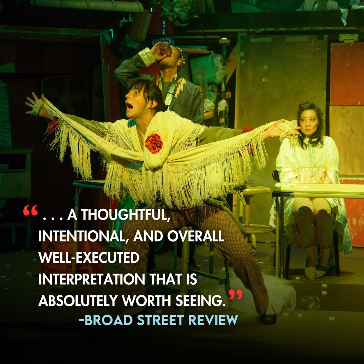 TheWilmaTheater's tweet image. It's your FINAL WEEKEND to see The Good Person of Setzuan! Make sure not to miss out on this insightful and one-of-a-kind show. Get your tickets now at tickets.wilmatheater.org! 
📸 : @johannaustin
 #BertoltBrecht #PhillyTheatre #BroadStreet #BroadSt #PhillyTheater #PhillyEvents