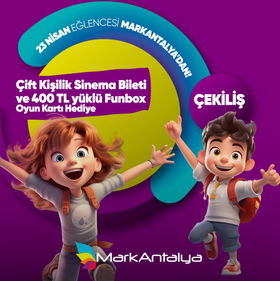 23 Nisan eğlencesi MarkAntalya’dan!

Kurallar ve daha fazlası; instagram.com/markantalyaavm/

#markantalya