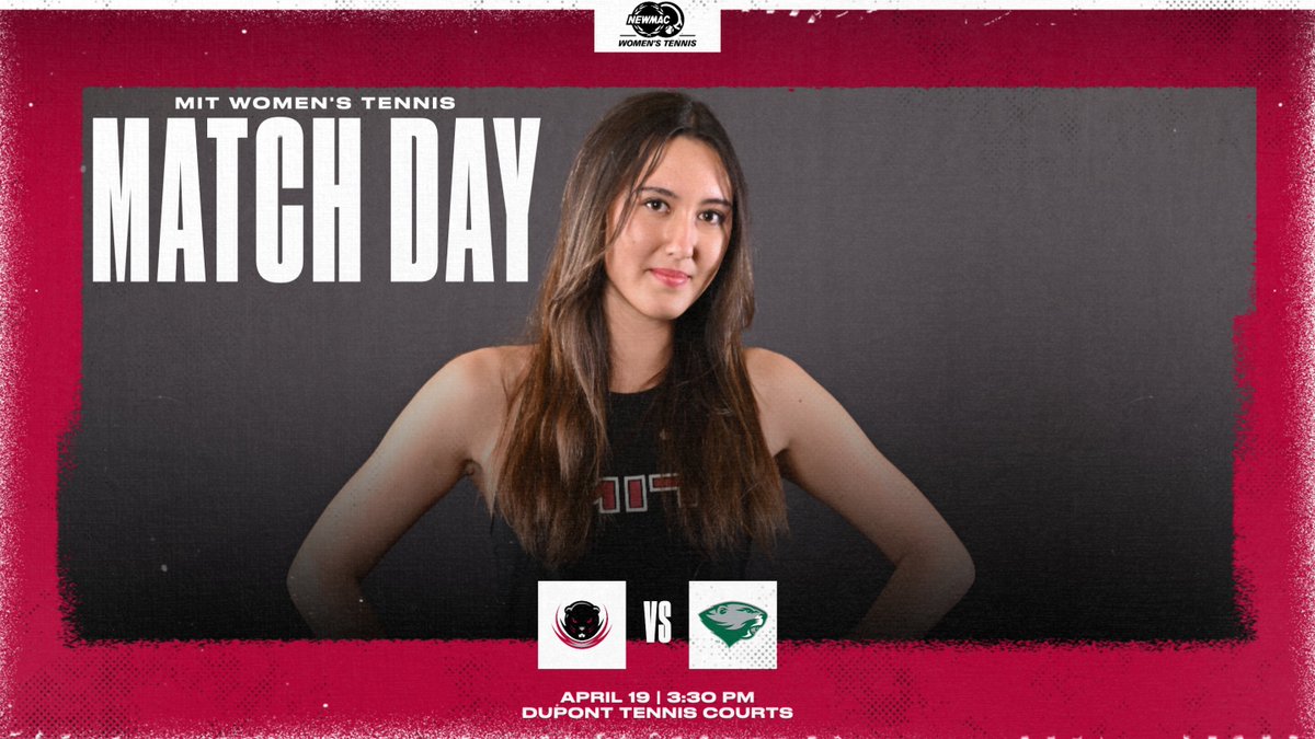 MATCH DAY! It’s a battle of undefeated @NEWMACsports teams as No. 11 @MITWTennis hosts No. 18 @BabsonAthletics today at 3:30 pm at the DuPont Tennis Courts. #RollTech > Live Results: tinyurl.com/ycxz9tj6