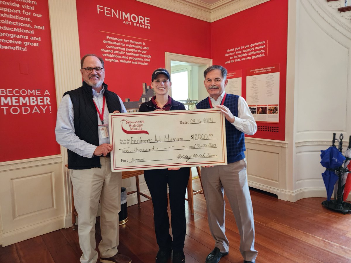 Thank you to the Stewart's Holiday Match Grant for this generous funding for our Young at Art Youth Art Contest. You can learn more about their funding opportunities here: stewartsshops.com/community-givi…