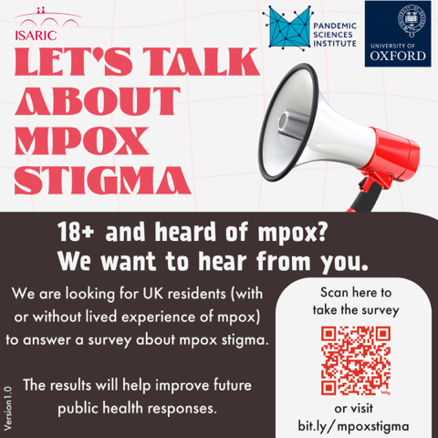 HIV i-Base (@hivibase) on Twitter photo 18+, living in the UK and aware of #mpox (formerly #monkeypox)?
Take part in this short, anonymous #StigmaSurvey, co-developed by community sexual health advocate <a href="/HarunTulunay/">Harun. The poxie one.</a> and researchers at <a href="/UniofOxford/">University of Oxford</a>.
No personal experience of mpox needed.
bit.ly/mpoxstigma 18+, living in the UK and aware of #mpox (formerly #monkeypox)?
Take part in this short, anonymous #StigmaSurvey, co-developed by community sexual health advocate <a href="/HarunTulunay/">Harun. The poxie one.</a> and researchers at <a href="/UniofOxford/">University of Oxford</a>.
No personal experience of mpox needed.
bit.ly/mpoxstigma
