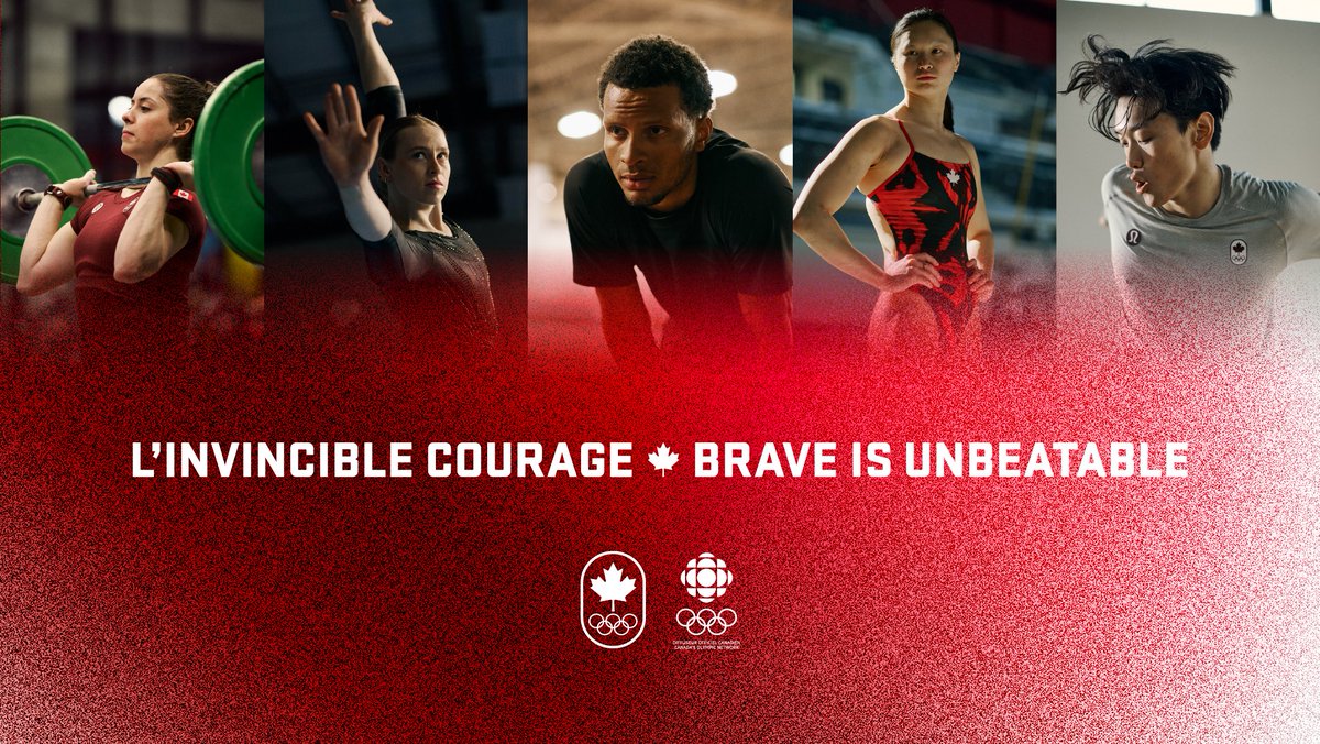 CBC PR (@cbc_publicity) on Twitter photo The Canadian Olympic Committee and CBC/Radio-Canada have officially launched their joint campaign for the Olympic Games Paris 2024: “Brave is Unbeatable," narrated by Michael J. Fox and Céline Dion and featuring 9 <a href="/TeamCanada/">Team Canada</a> athletes.
Read more here: tinyurl.com/2ez69dxx The Canadian Olympic Committee and CBC/Radio-Canada have officially launched their joint campaign for the Olympic Games Paris 2024: “Brave is Unbeatable," narrated by Michael J. Fox and Céline Dion and featuring 9 <a href="/TeamCanada/">Team Canada</a> athletes.
Read more here: tinyurl.com/2ez69dxx