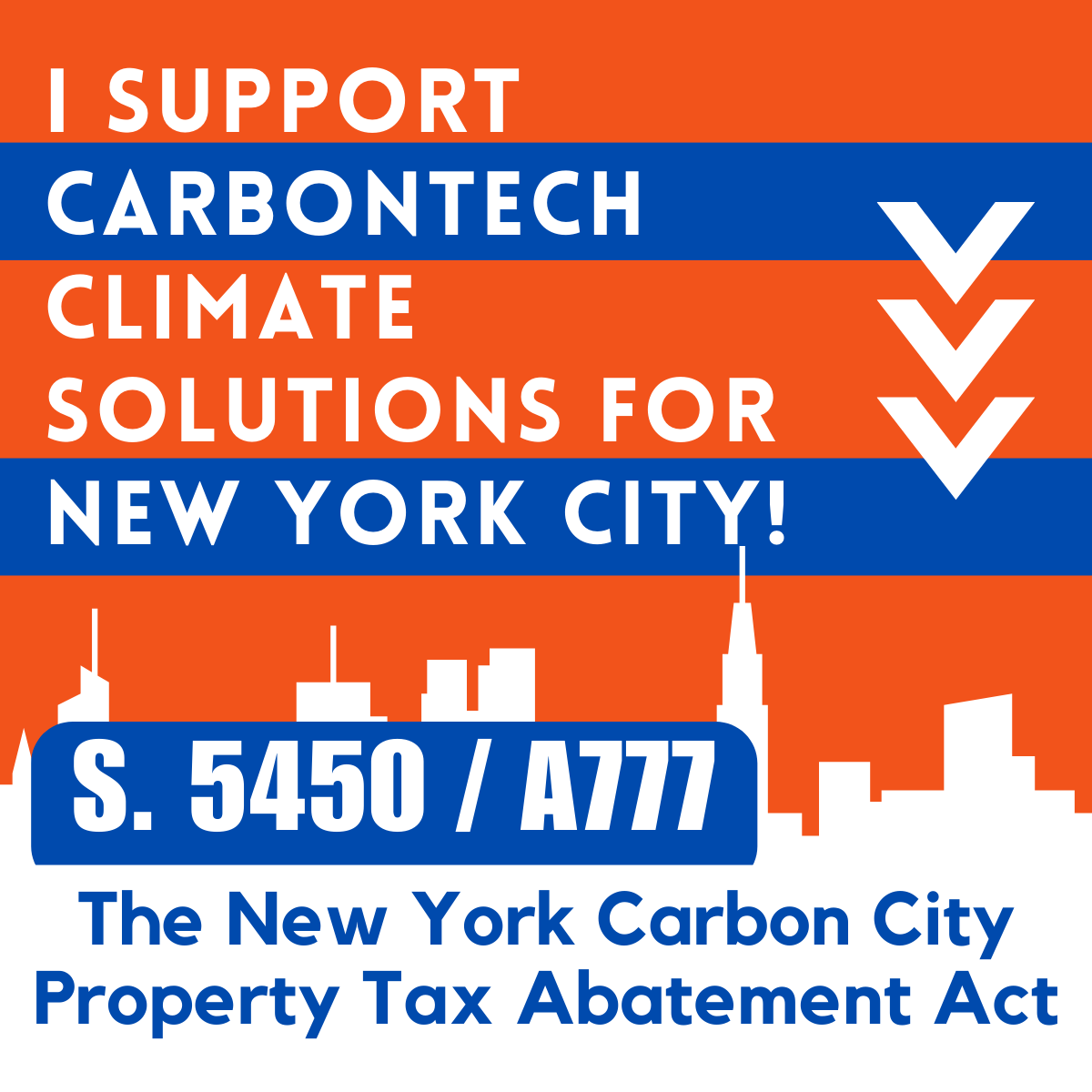 As a lifelong NYer (& registered voter), I know supporting building integrated carbontech is a win-win-win for NYC, the climate, & innovative startups leading the way to advance climate solutions @bradhoylman @CarlHeastie @AndreaSCousins @LizKrueger @LindaBRosenthal #NYCarbonCity