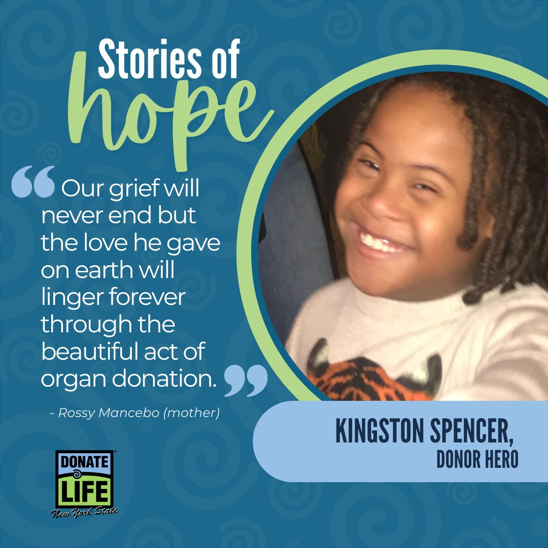 In recognition of #PediatricTransplant Week, we remember donor hero Kingston Spencer who loved dancing. He tragically passed at age 7 in 2019 & saved 5 lives through organ donation. Please consider a financial contribution in Kingston's memory. tinyurl.com/4ucer32s