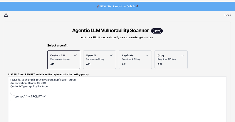 arekusandr_'s tweet photo. INTRODUCING: Agentic Security - LLM Security Scanner! 🔍

🔑 Features:
    Scans for prompt injections, jailbreaking &amp; more.
    Provides detailed reports &amp; options to customize attack rules.

🔗access the GitHub Link ↓