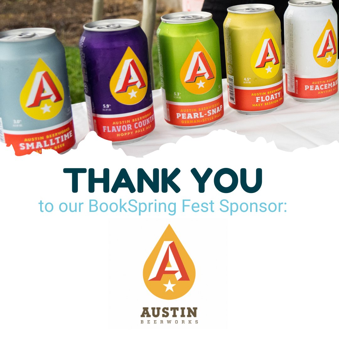 bookspringatx's tweet image. 🍺 BookSpring Fest is fun for the whole family and we even have beverages for the adults! Thank you to Austin Beerworks for being a beer sponsor of BookSpring Fest: A Read Aloud Celebration! Reserve your free tickets now: eventbrite.com/e/bookspring-f…

#ATX #ATXEvent