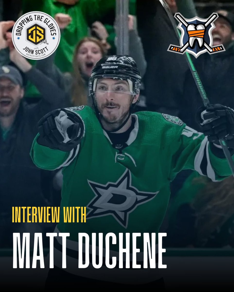 Interview with @Matt9Duchene is live! - What makes the Stars such a special group - How being bought out by Nashville last year upended his family's life - Playing against @johnscott_32 in the 2016 All Star Game #TexasHockey Listen here: podcasts.apple.com/us/podcast/dro…