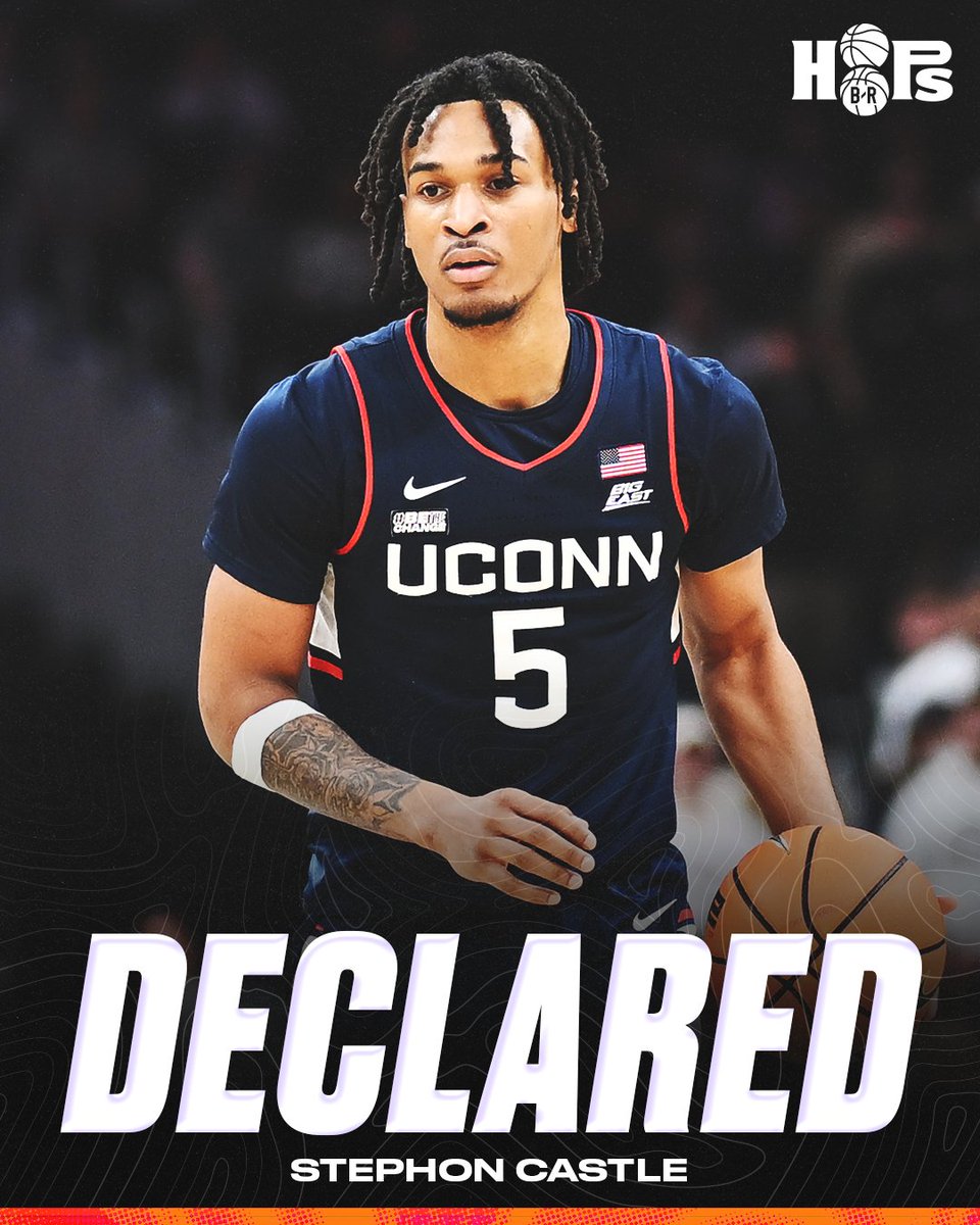 UConn freshman Stephon Castle has declared for the 2024 NBA Draft