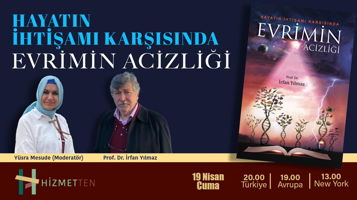 Hayatın İhtişamı Karşısında Evrimin Acizliği Prof. Dr. İrfan Yılmaz hocamız ile uzun yılların verdiği bilgi ve birikimle kaleme aldığı yeni eserini, Evrimin acizliğini ve İslam'ın bilime ve evrime bakış açısını konuşuyoruz. Yüsra Mesude moderatörlüğünde Prof. Dr. İrfan Yılmaz…