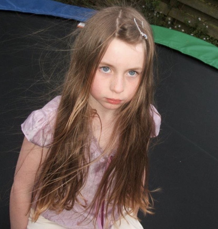 QT a pic of a younger you. I look like a possessed horror movie child