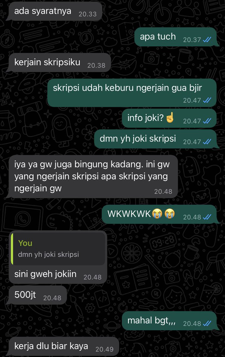 reen_beez's tweet photo. obrolan mahasiswa tua @wadoh https://t.co/2GOSOJXZtm