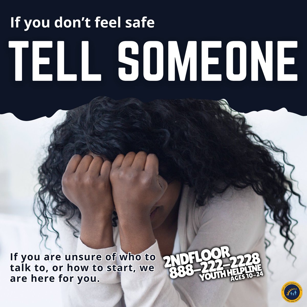 If you feel scared at home, please tell a trusted adult. Everyone has the right to feel safe and secure. If you don't know who to confide in, or how to start the conversation, we are here for you. #ChildAbusePreventionMonth #CAPM24