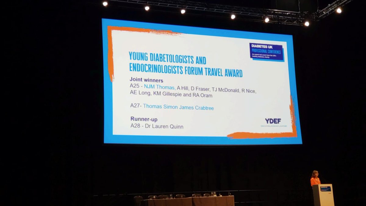 Delighted and shocked to win the @youngdiabendo Travel Award!! What a fantastic way to spend my last day as an SpR. #DUKPC24