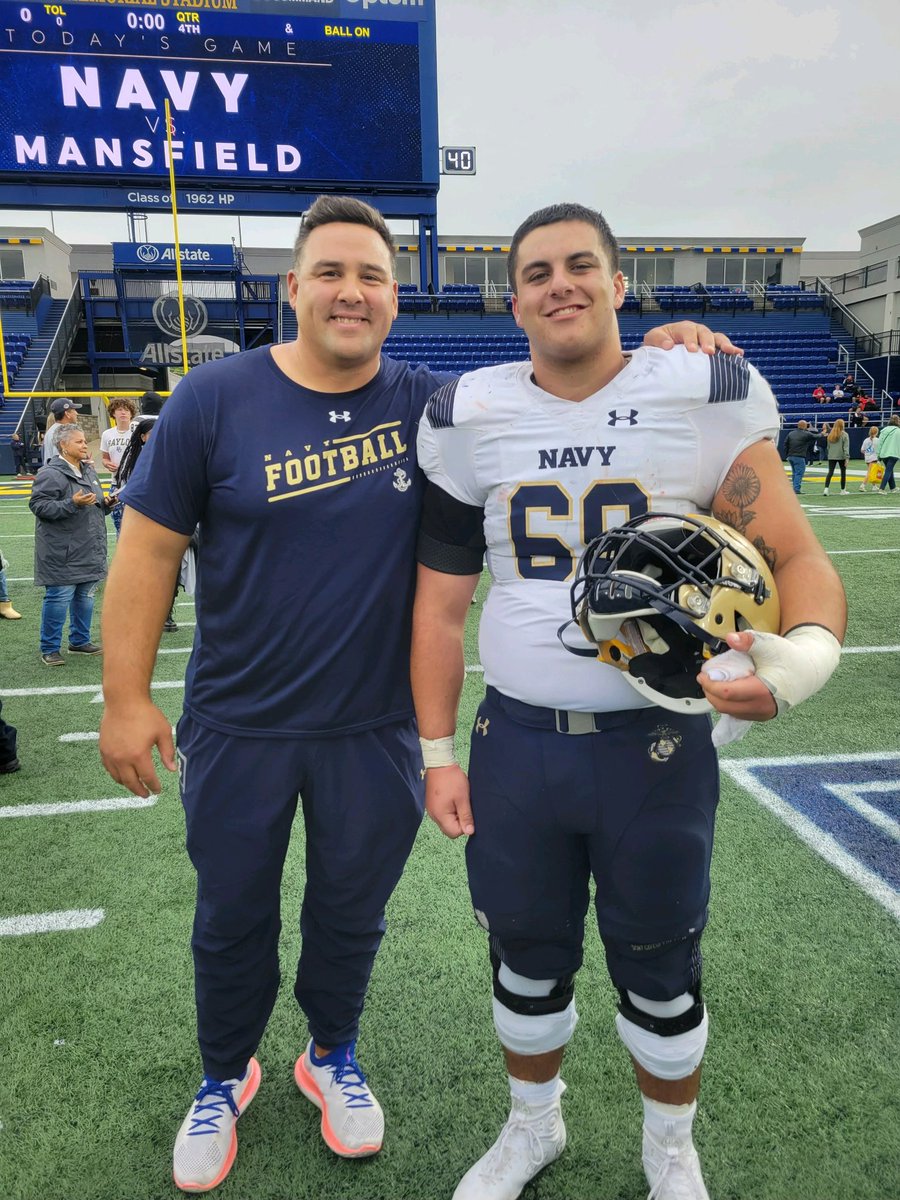 block_tackle_fb's tweet photo. Where are they now? 2023 @SomersFootball graduate and state champ @polito_jake spent six years at our camp as a camper and then three aditional years as a youth counselor. Jake is playing college football at @NavyFB and we project him to be a monster next year on the o-line!! https://t.co/JrDNpAVdQY