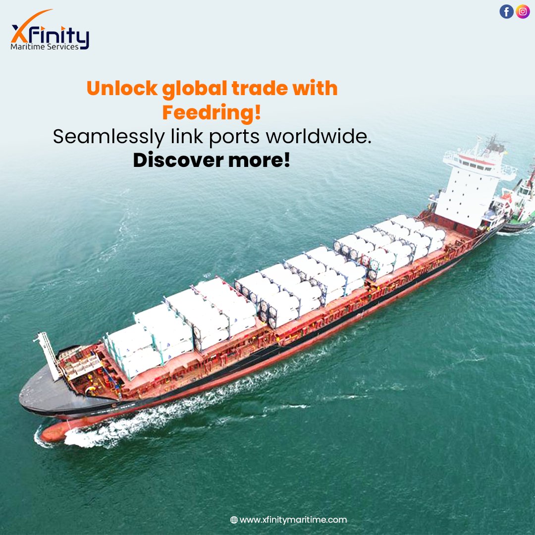 Unlock global trade opportunities with Feedring! Seamlessly connect ports across the world to expand your business reach. Discover more today!
.
.
#xfinitymaritime #globaltrade #logistics #shippingworldwide #internationalbusiness #expandyourreach #seamlessconnections