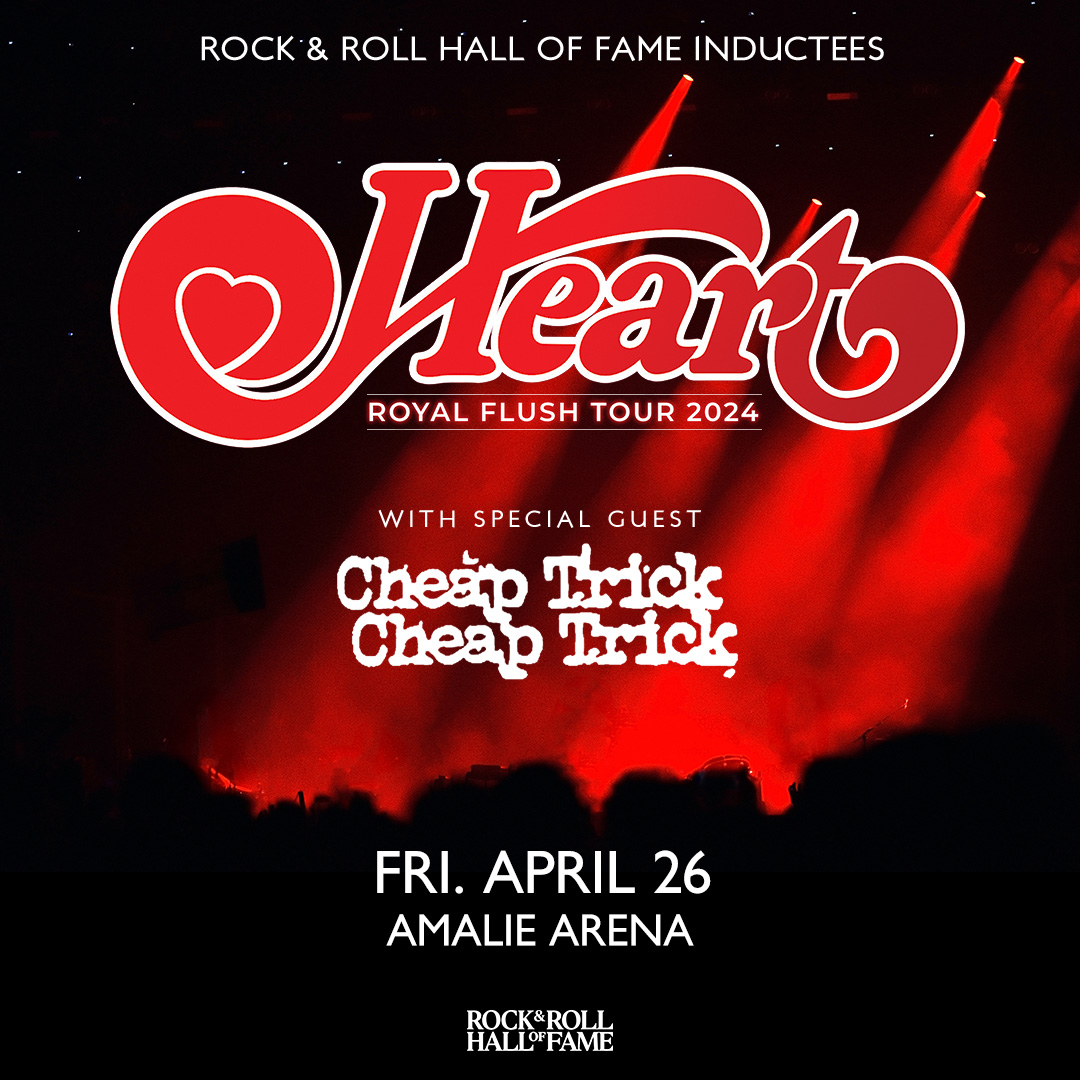 Who's excited to see @officialheart play here in a week? Get your tickets now ❤️ bit.ly/49bzY3Y