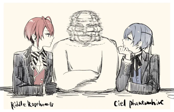 #軽い気持ちで描いたら思った以上に反響があった絵 
別垢にあげた自画像 