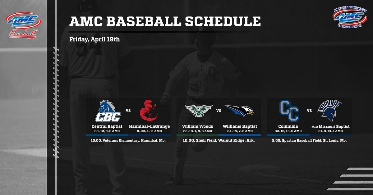 AMCSports's tweet photo. Today's AMC Softball and Baseball Schedules! #amcsoftball #amcbaseball 🥎🔥⚾ https://t.co/3Fd3jlMLpN