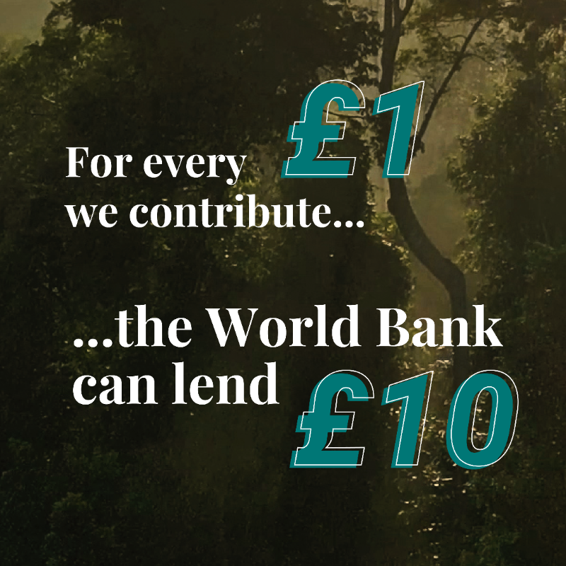 FCDOGovUK's tweet photo. We need a bigger @WorldBank to achieve the Sustainable Development Goals.  
  
£100 million of new UK funding announced this week will translate to £1 billion, to help low-income countries tackle poverty and urgent global challenges.