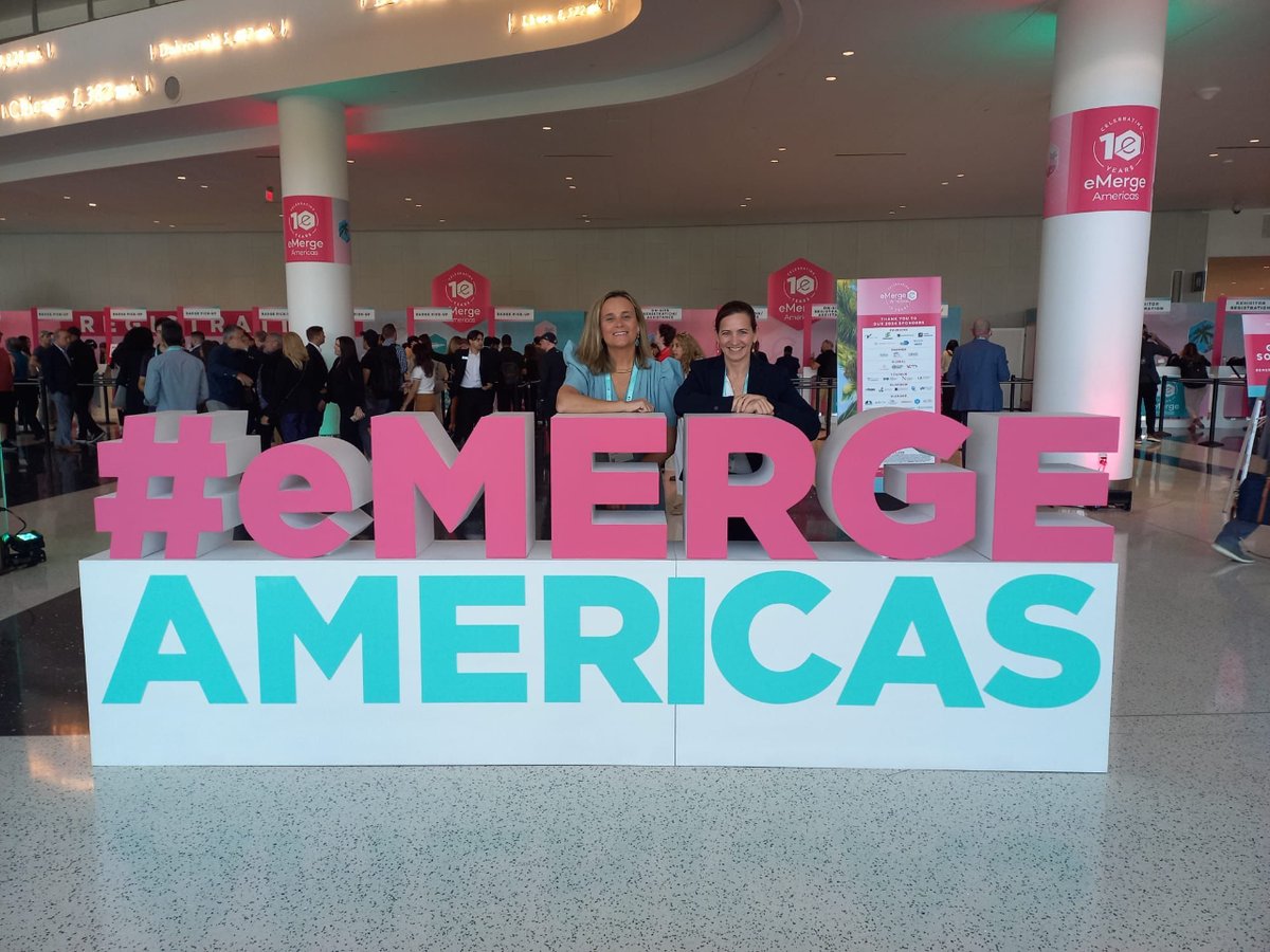 🚀 Participamos en #eMergeAmericas, uno de los eventos tecnológicos internacionales más importantes, celebrado en Miami 🇺🇸. #MiamiTech  🗣️ Presentamos #ValènciaInnovationCapital y #EUGreenCapital y abrimos nuevas oportunidades de negocio para #València. 🔗 i.mtr.cool/xrvipezosi