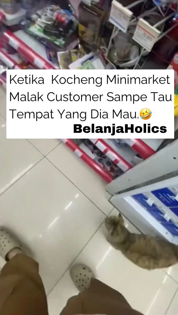 Ketika Kocheng Minimarket Malak🤣 a thread