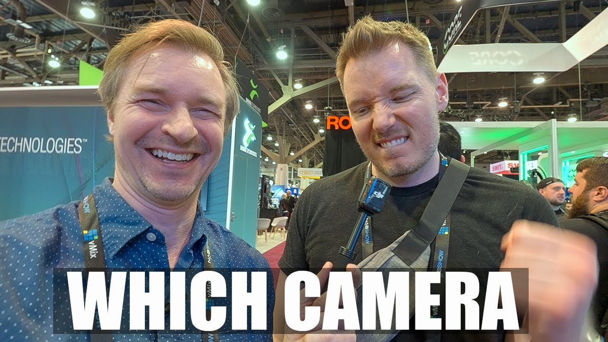 Mark Bennett asks YouTubers about their main studio camera 😃 youtube.com/watch?v=9CxQah… #NABShow