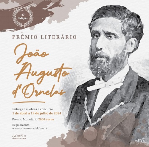 📣 4.ª edição do Prémio Literário João Augusto d’Ornelas 🗓 A submissão dos trabalhos literários poderá ser efetuada até 19 de julho de 2024. Saiba mais 👉 cm-camaradelobos.pt/informacoes/ut… #Cultura