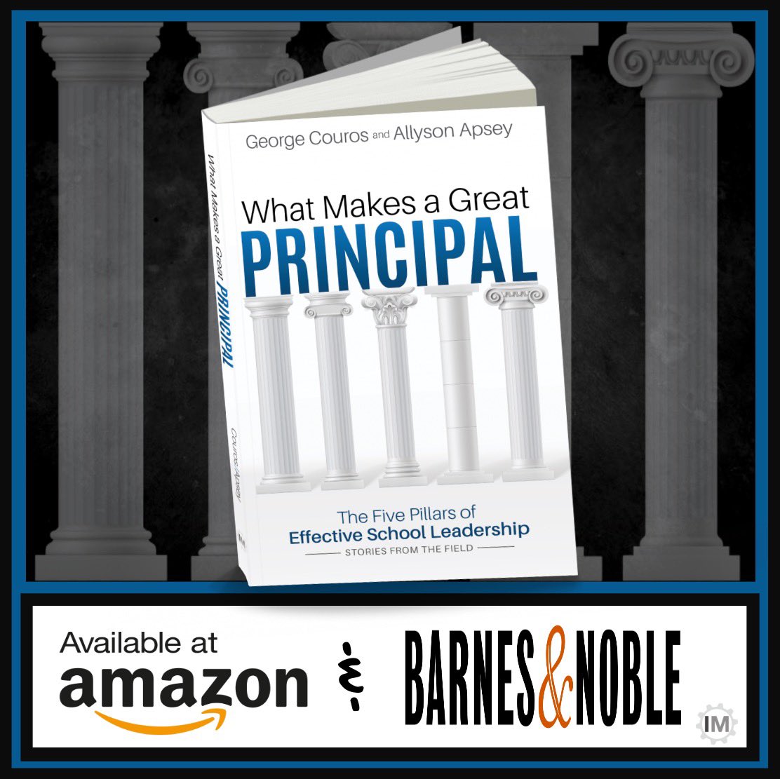 ⭐️⭐️⭐️⭐️⭐️ Special Release!!! Incredible new leadership book from @gcouros & @AllysonApsey!! Brand new from IMpress!! ⭐️⭐️⭐️⭐️⭐️ What Makes a Great Principal: The Five Pillars of Effective School Leadership a.co/d/dPq5jXx #dbcincbooks #tlap #leadlap #edleaders