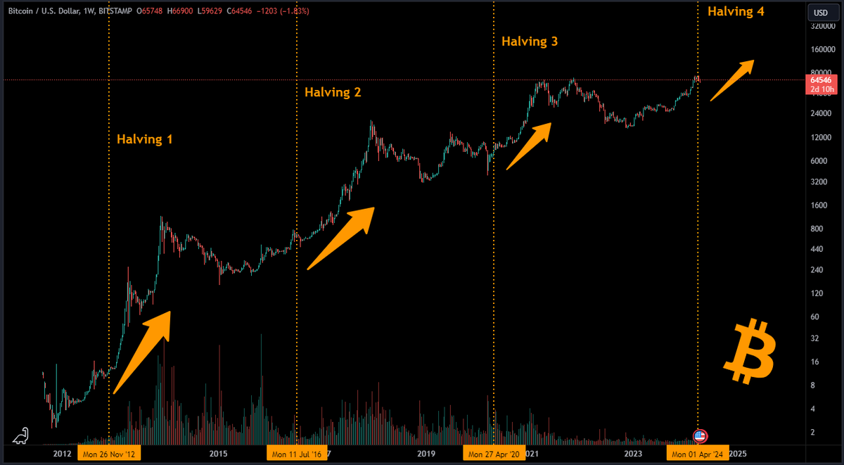 People continuously ask "What will happen after halving?" 👀

Below is the data, please study it carefully 👇