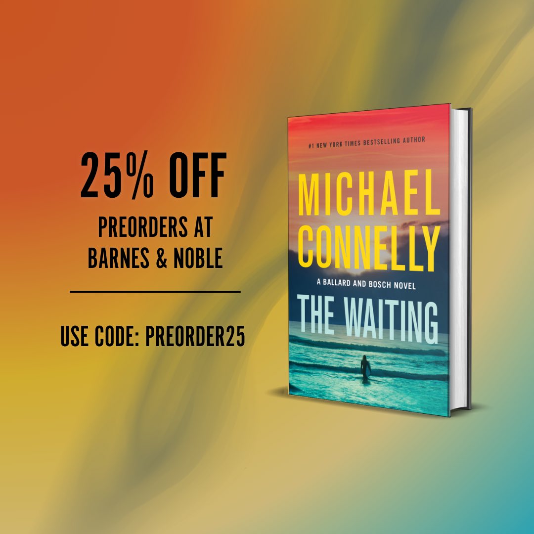 Last day for the @BNBuzz pre-order sale. Coupon code preorder25 at checkout. barnesandnoble.com/w/the-waiting-…