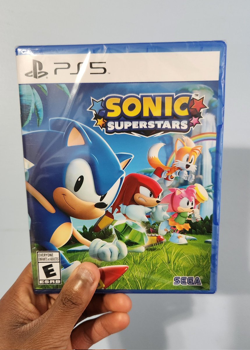 What I got for my Birthday!💙💛❤️🩷 #SonicTheHedgehog #SonicSuperstars #videogame #sega #PlayStation5