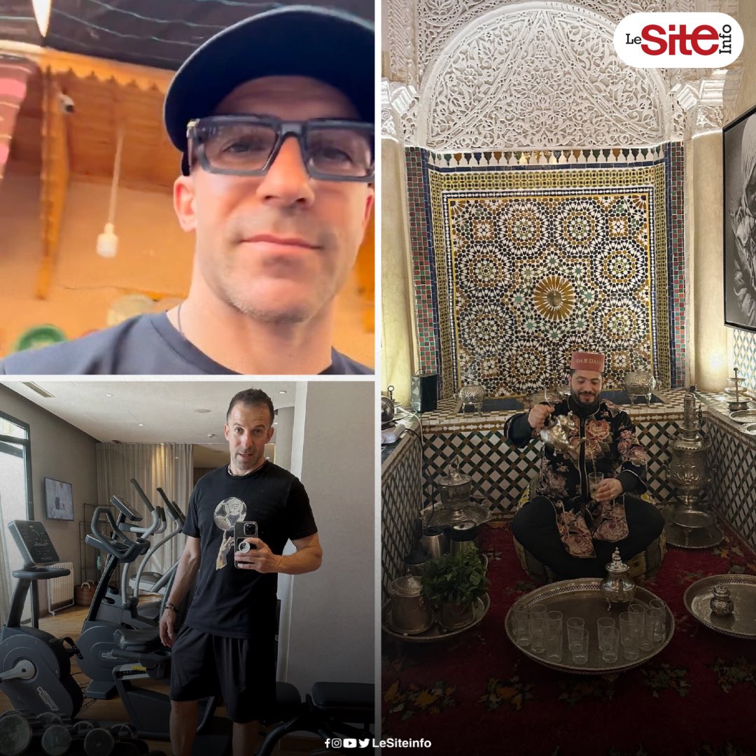 🚨☀️| Alessandro Del Piero 🇮🇹 a choisi la ville de Marrakech 🇲🇦 pour passer ses vacances. L’ex-international italien et de la Juventus a posté des photos de son séjour sur son compte Instagram, arpentant les ruelles de l’ancienne médina et découvrant la beauté de son artisanat.