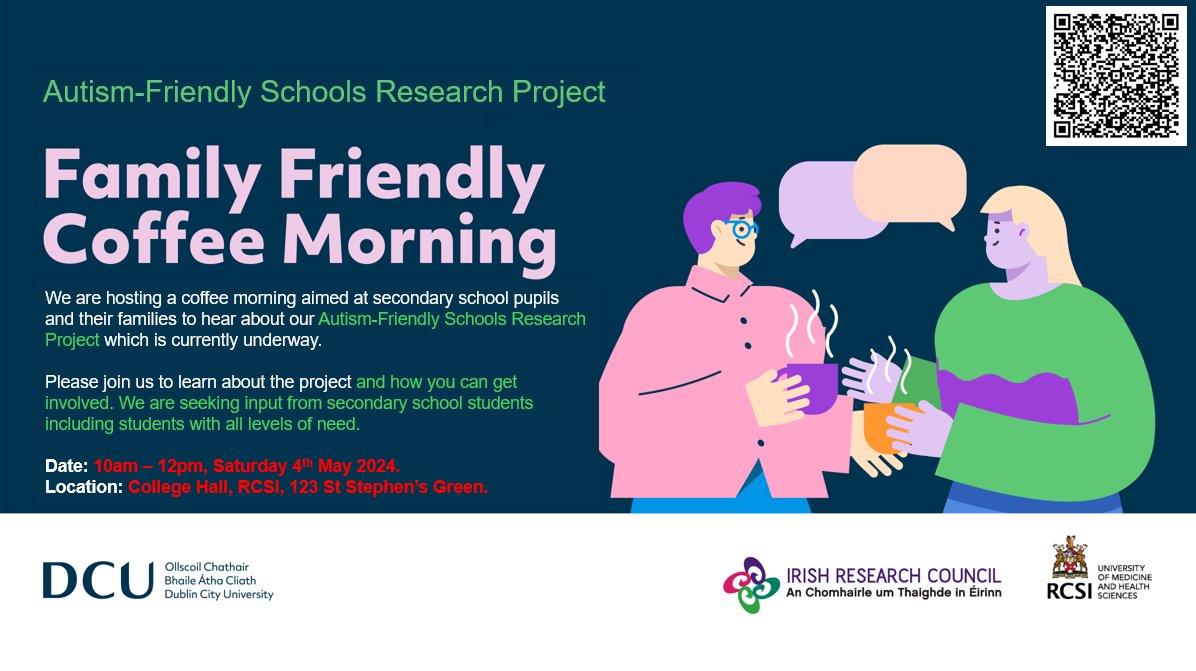 We are delighted to share an invitation to AFS Family Coffee Morning hosted by @sweenema and @DrSineadMcNally in RCSI on the 4th of May. Find out more about the event and register via the link below⬇️ eventbrite.ie/e/886183547847…