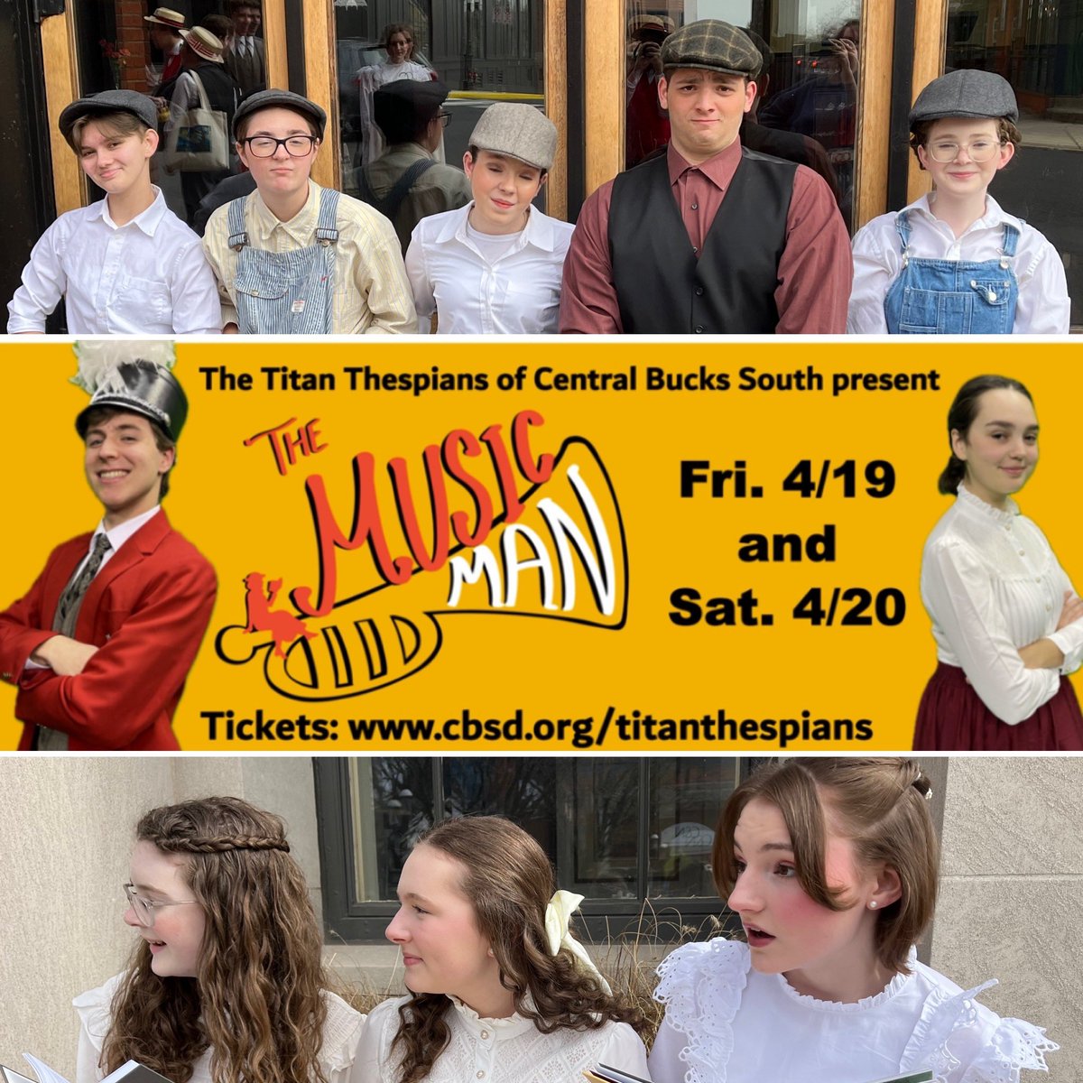 Opening night for “The Music Man”, hope to see you there! #Southside