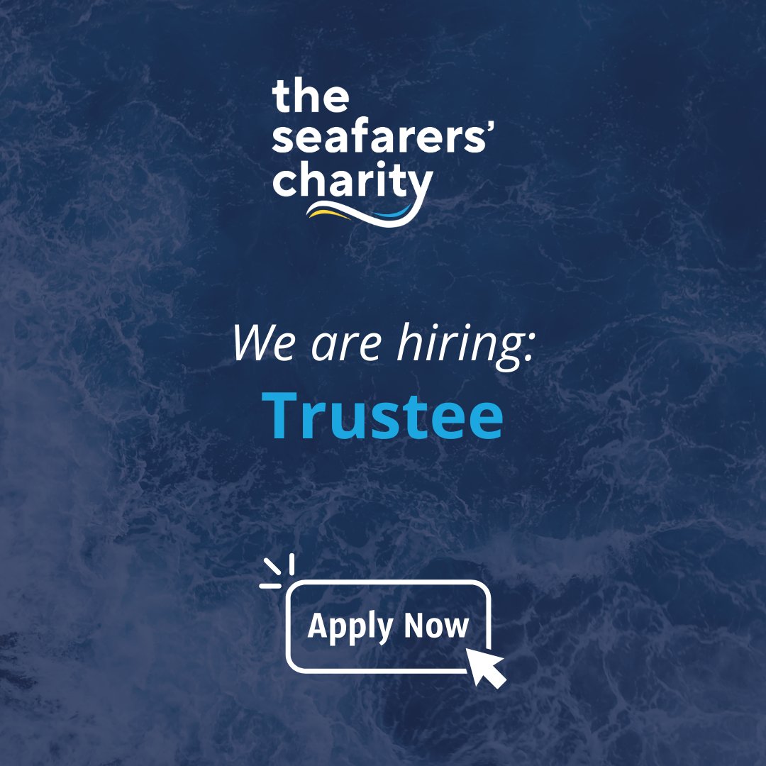 We are looking to appoint a Trustee with a particular focus on finance, to join during 2024. Our immediate need is for a trustee who will, at the 2025 AGM, assume the role of Chair of our Finance & Audit Committee. Find out more 👇 theseafarerscharity.org/who-we-are/vac…